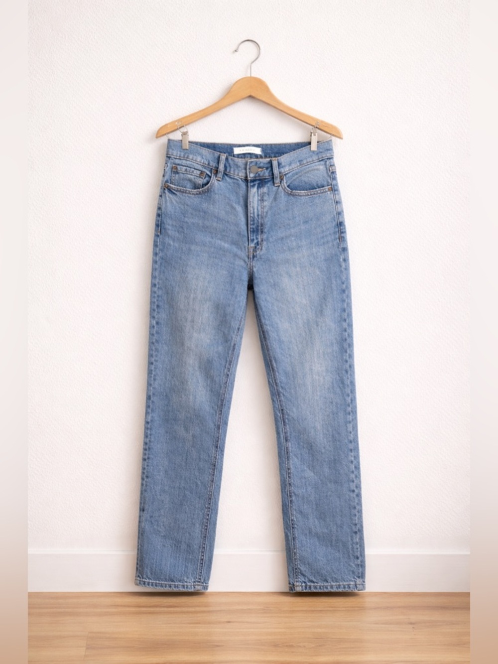 Women’s High Rise Dad Jeans Straight Leg Denim Vintage Style Size 27
